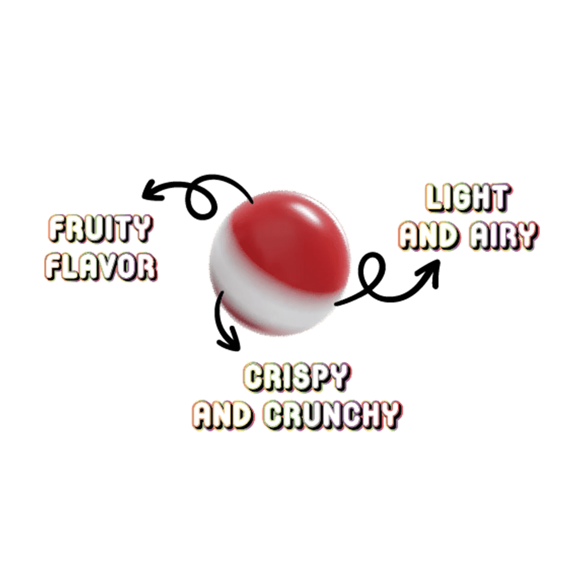 Rainbow Gems Freeze Dried Candy - Snack Size