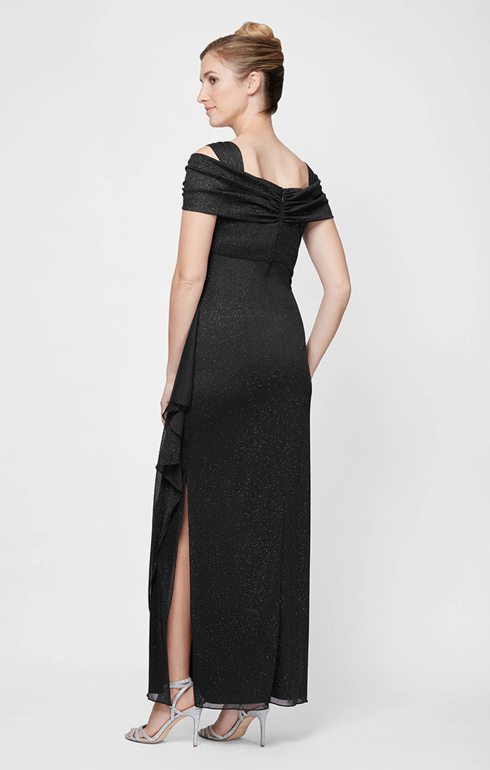 Hannah Glitter Mesh Gown