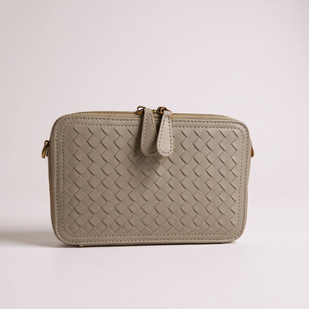 THE ROSETTA WOVEN HEART CROSSBODY