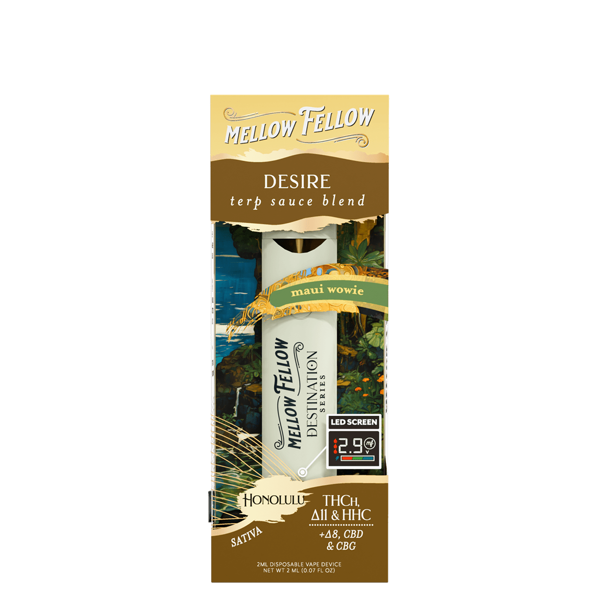 Desire Blend - Terp Sauce 2ml Disposable Vape - Maui Wowie (Sativa)