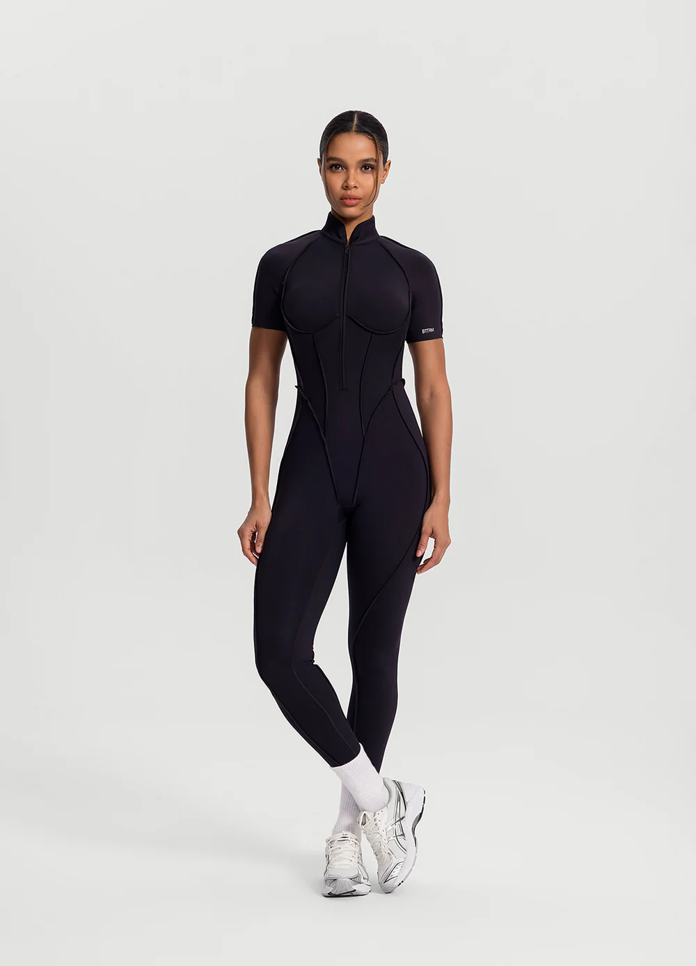 Short Sleeve Full-Length Catsuit
