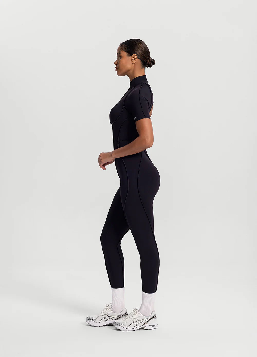 Short Sleeve Full-Length Catsuit