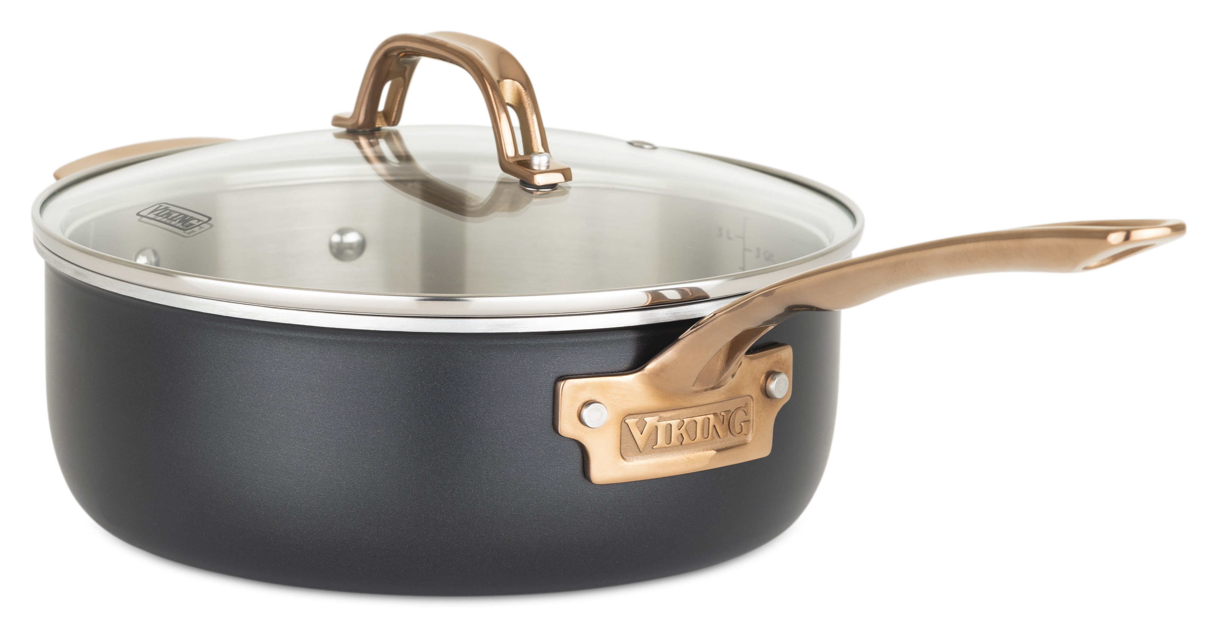 Black and Copper 3-Ply Cookware