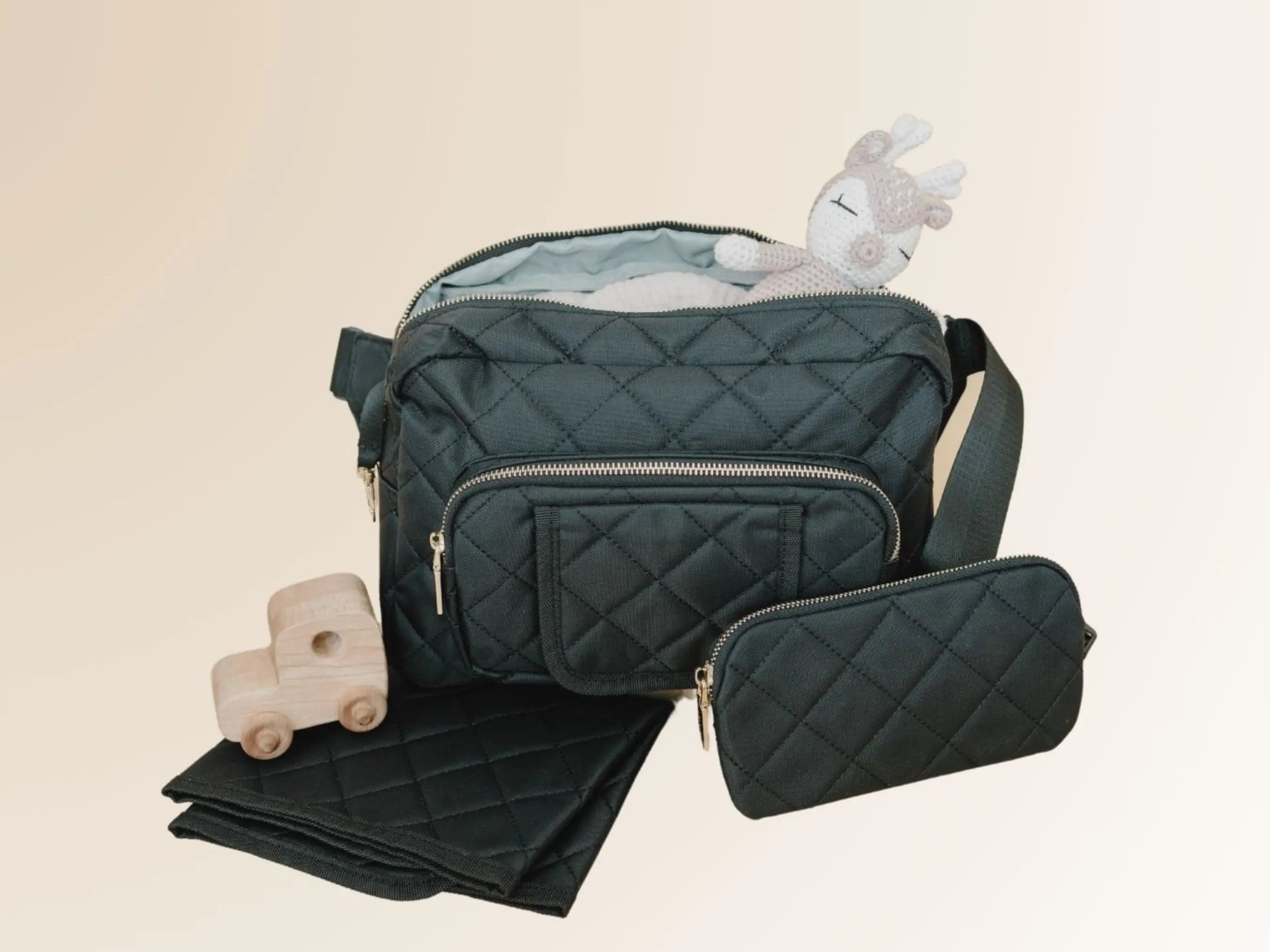 The Jetsetter Mini Diaper Bag - Black