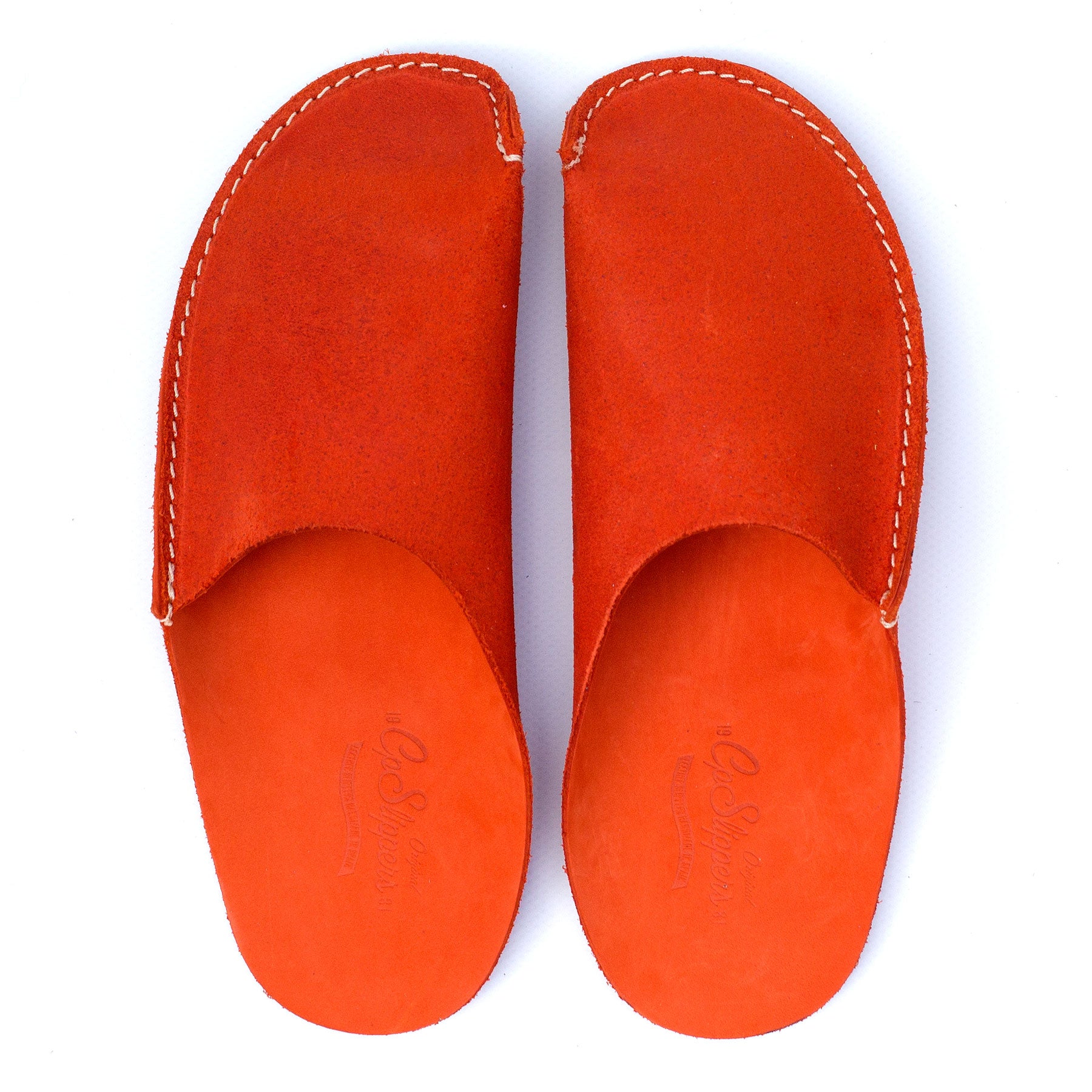 Orange CP Slippers Minimalist