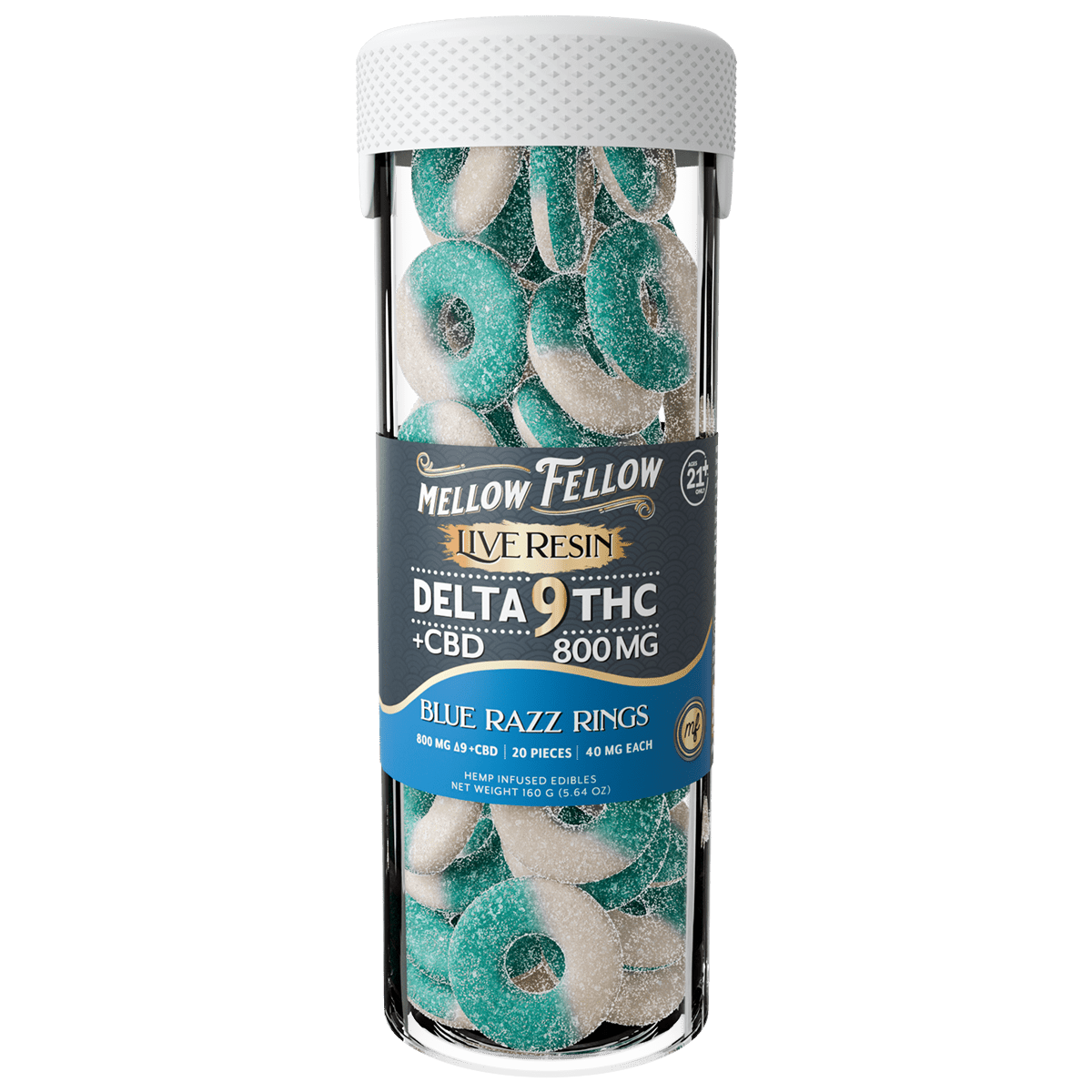 Delta 9 Live Resin Blue Razz Rings
