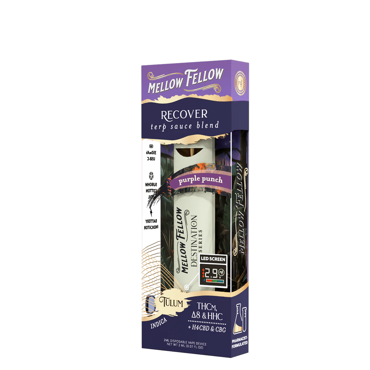 Recover Blend - Terp Sauce 2ml Disposable Vape - Purple Punch (Indica)