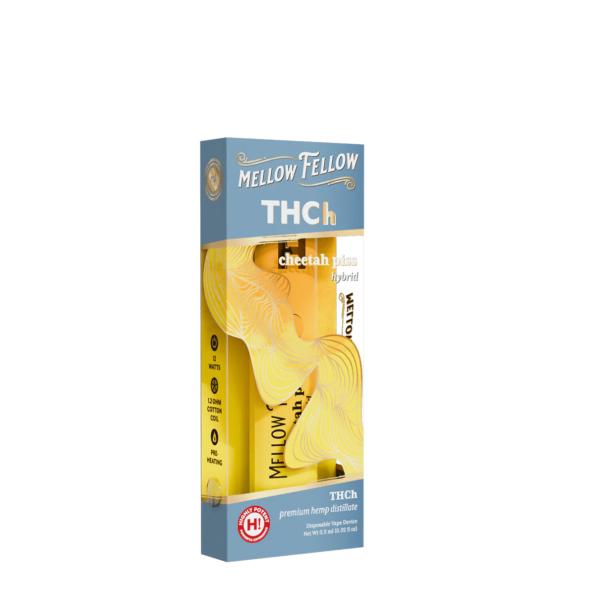 THCh 0.5g Disposable Vape - Cheetah Piss (Hybrid)