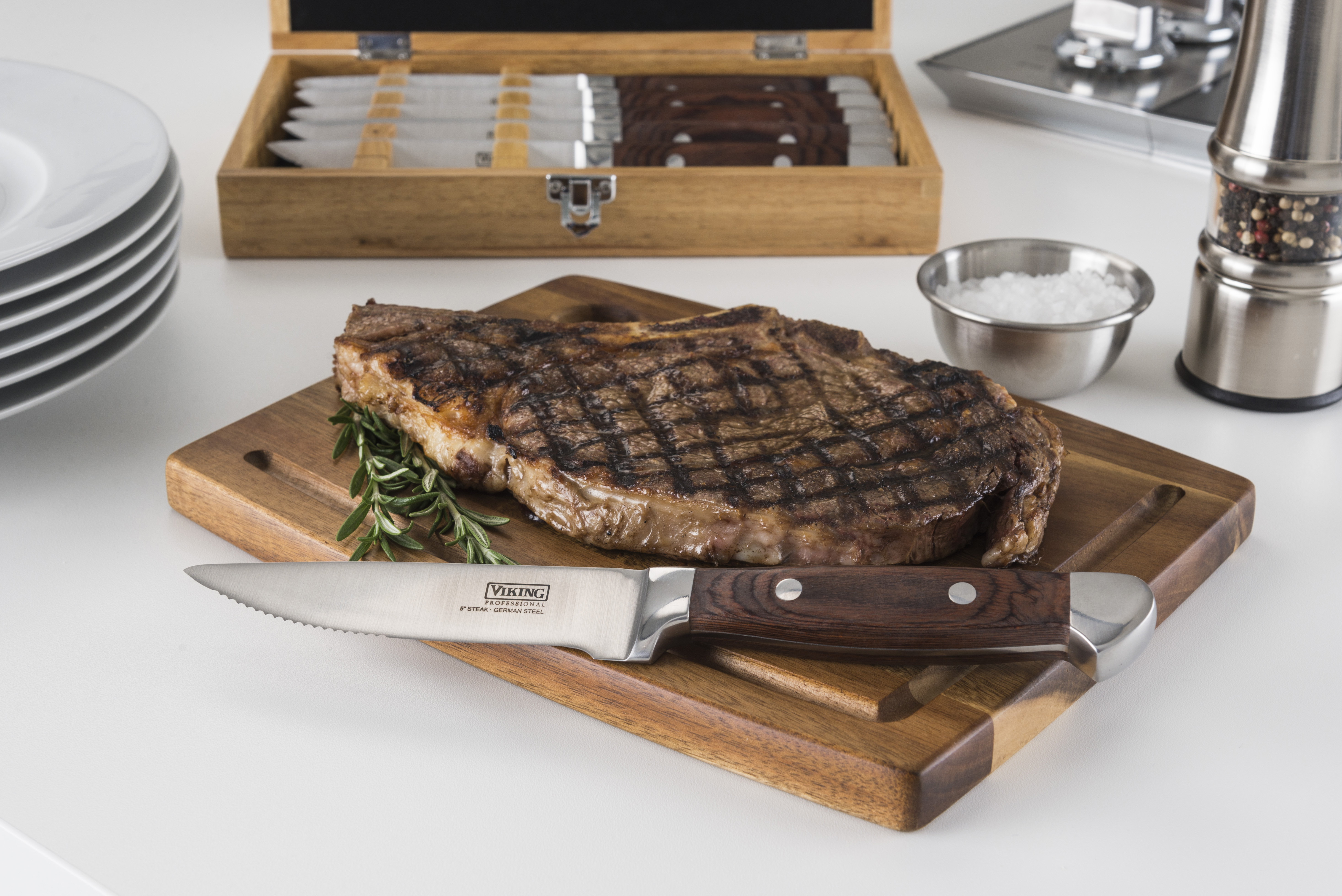 Steakhouse Pakka Wood 6 Pc Knife Set