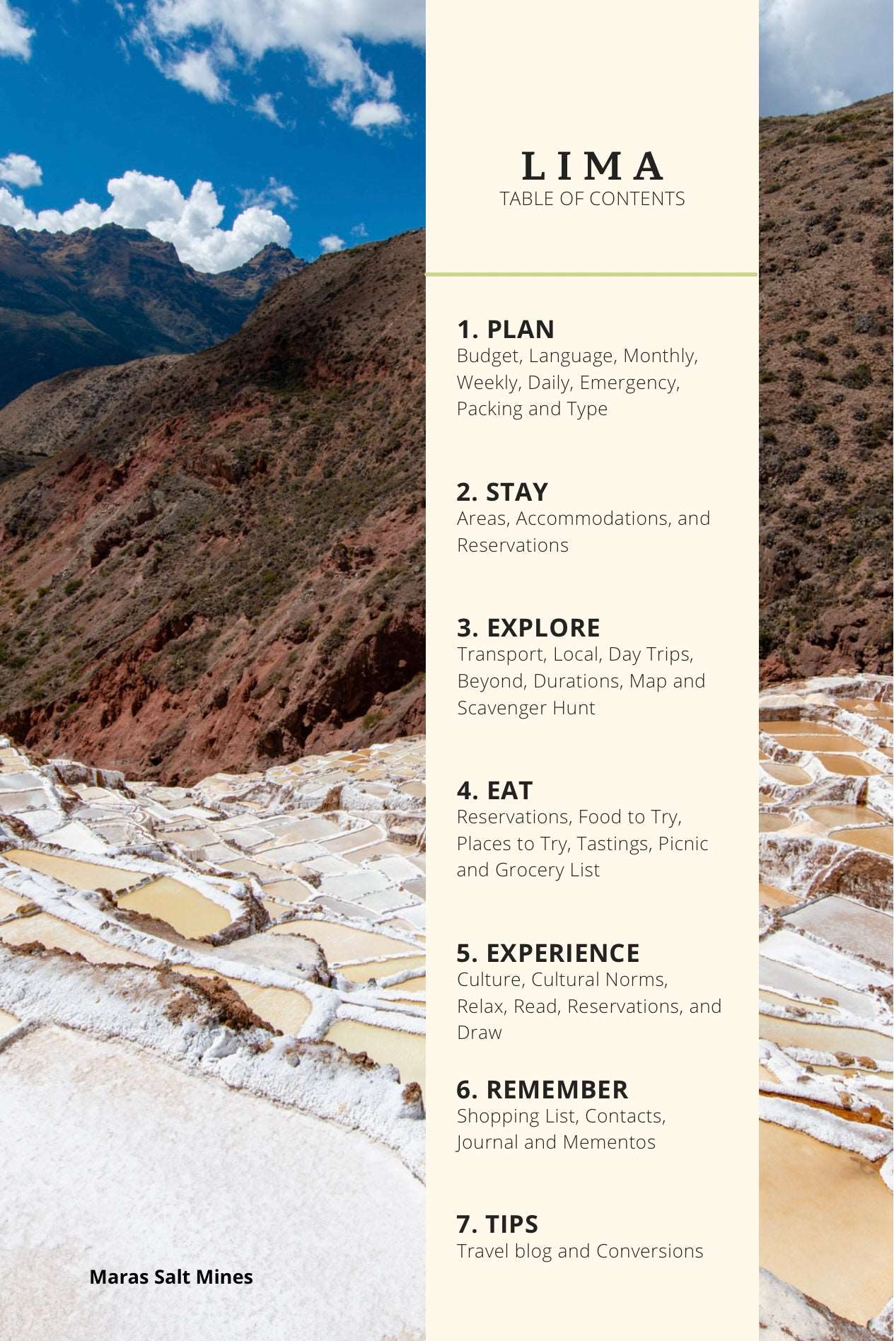 Peru Trip Planner for Lima, Cusco & Machu Picchu Guide