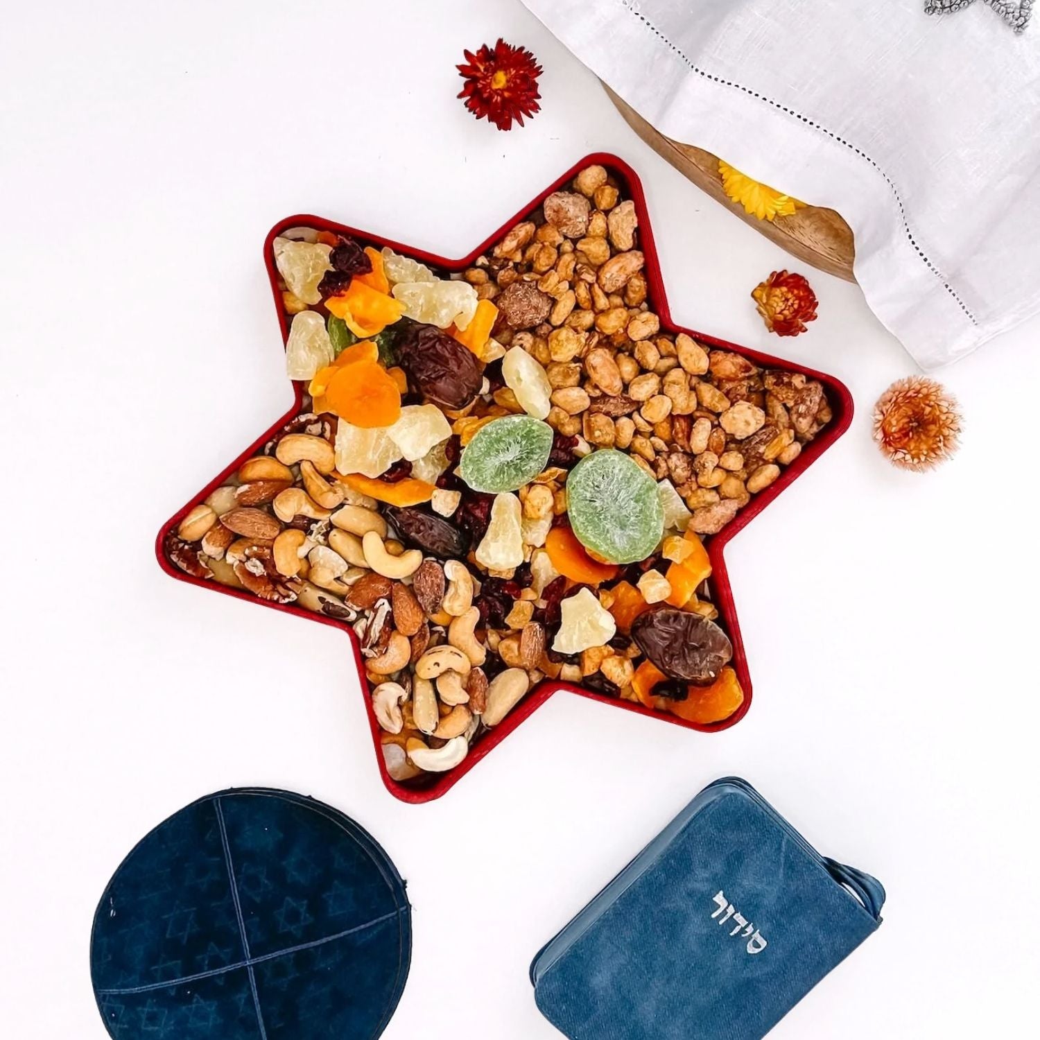 Happy Hanukkah Star of David Gourmet Gift Box