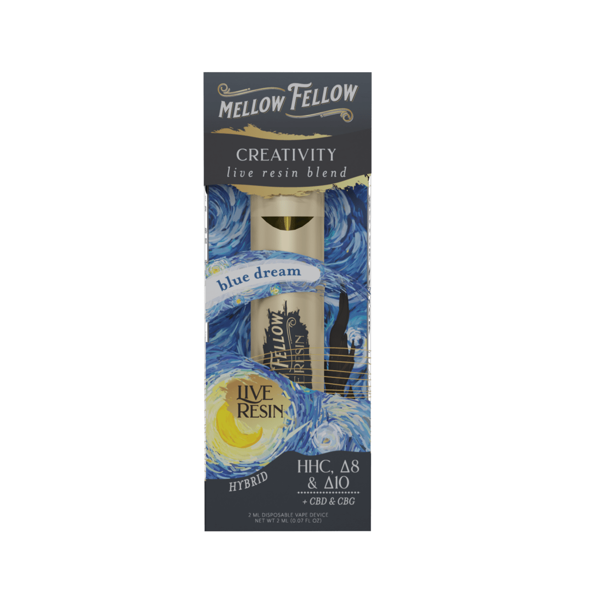 Creativity Blend 2ml Live Resin Disposable Vape - Blue Dream (Hybrid)
