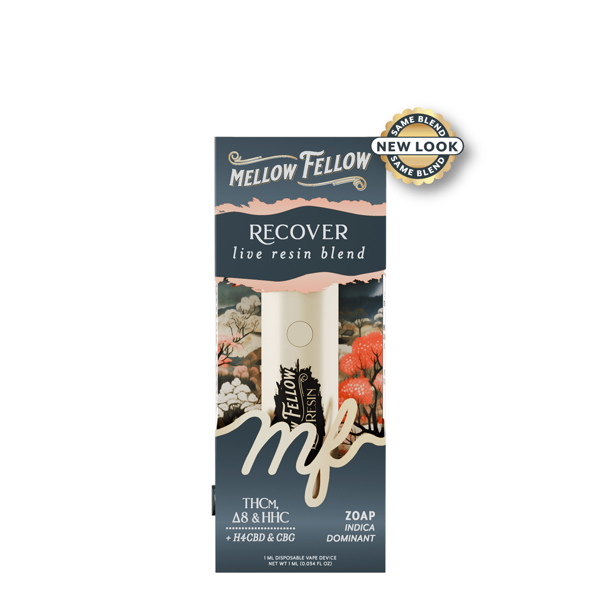 Recover Blend - Live Resin 1ml Disposable Vape - Zoap (Indica Dominant)