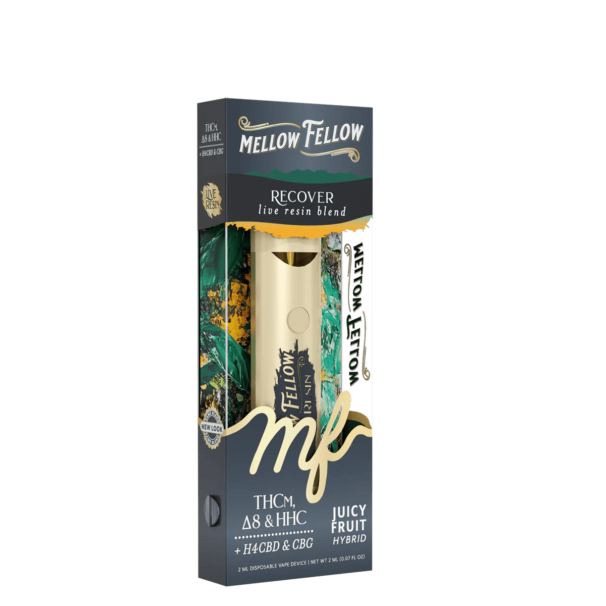 Recover Blend 2ml Live Resin Disposable Vape - Juicy Fruit (Hybrid)