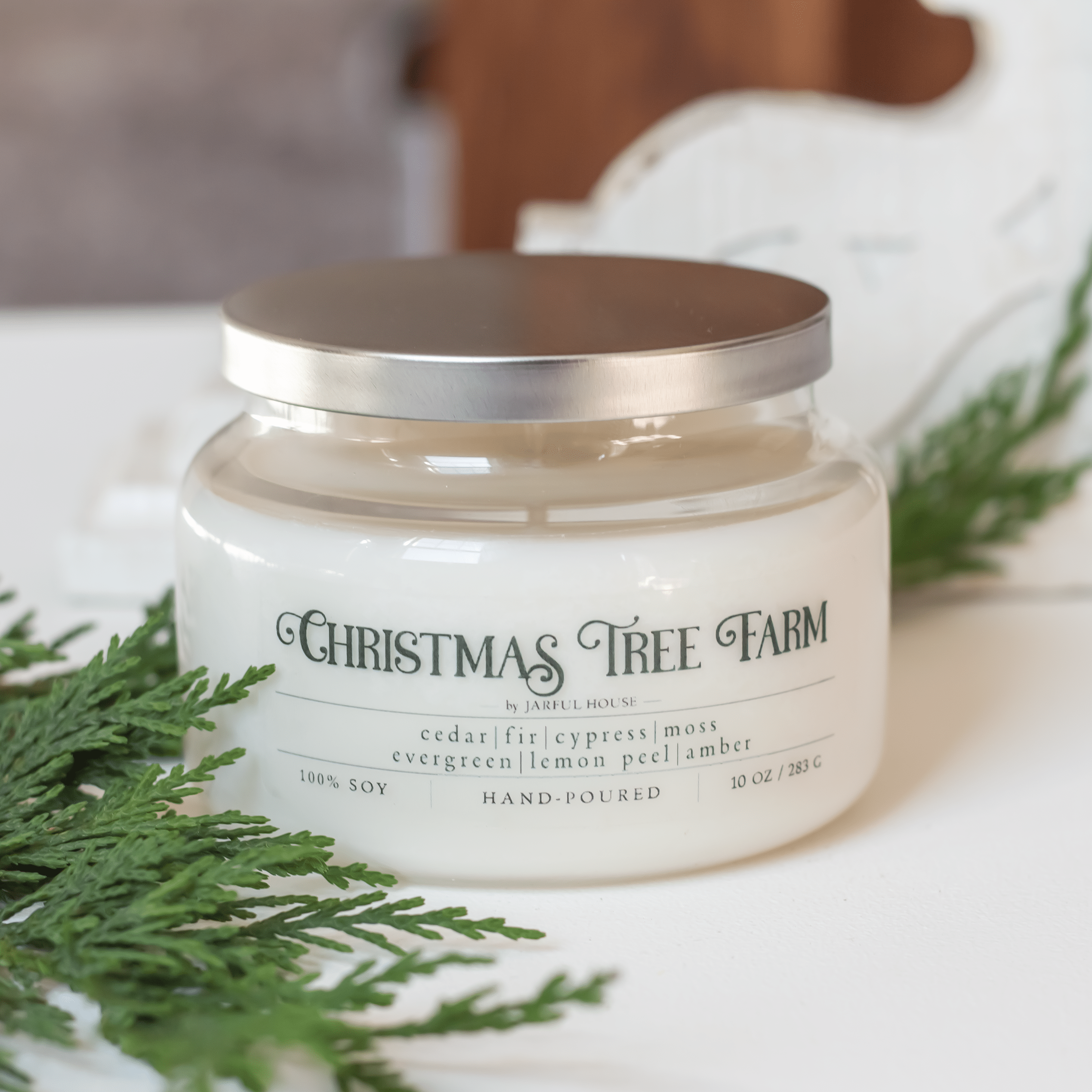 Christmas Tree Farm Gift Set Candle + Melts + Matches