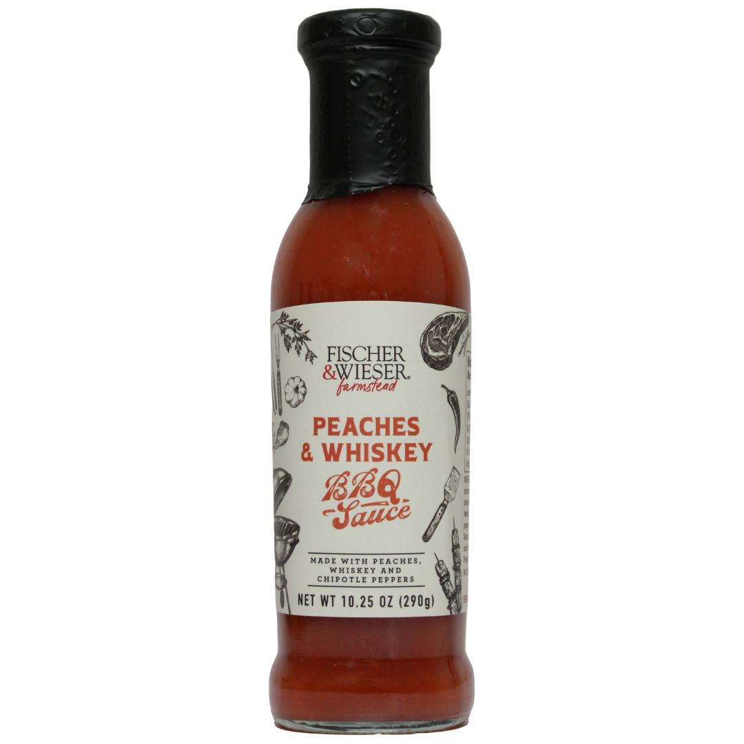 Peaches & Whiskey BBQ Sauce - New Label