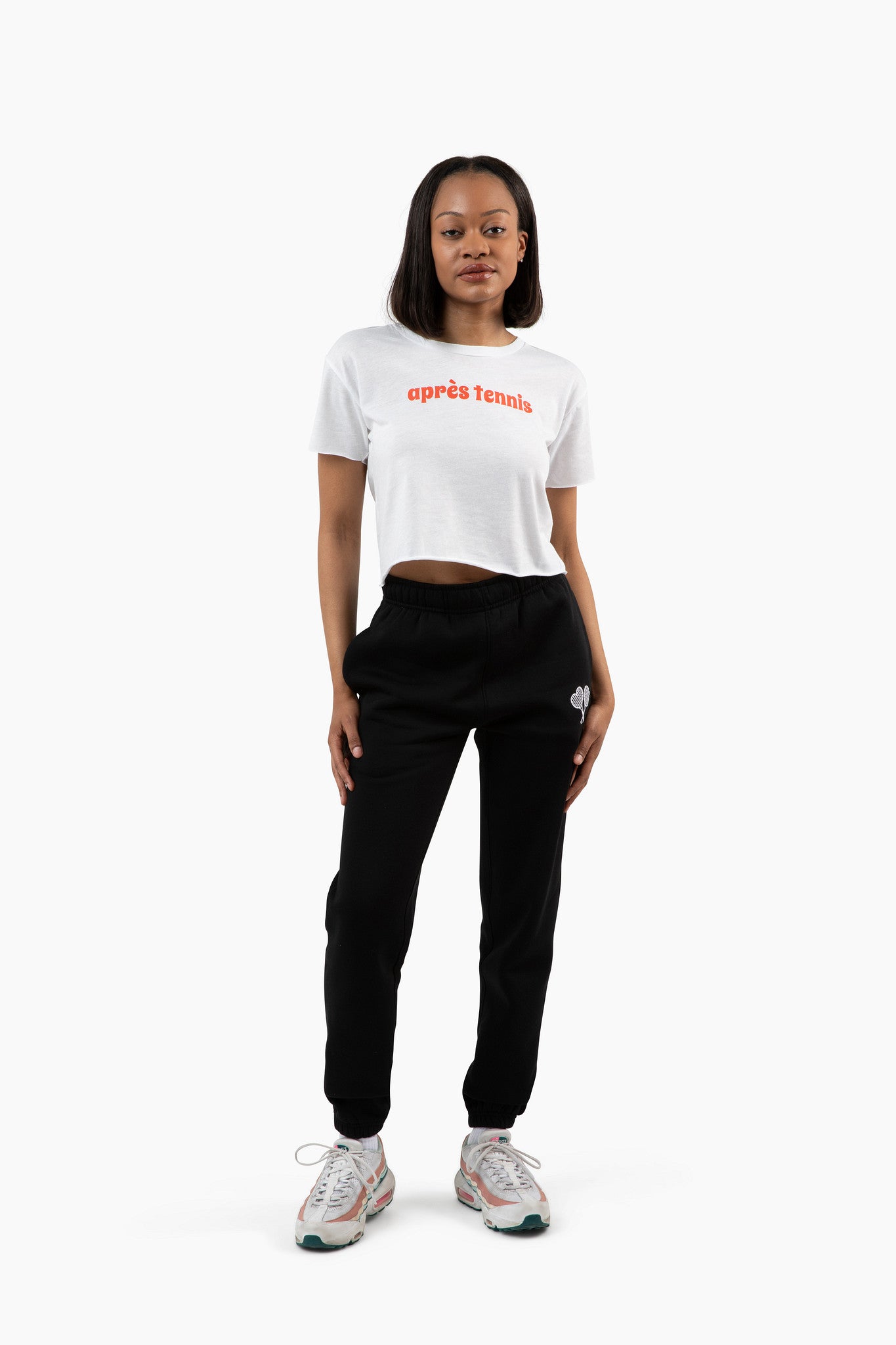 Love All Core Après Tennis Womens Crop T-Shirt