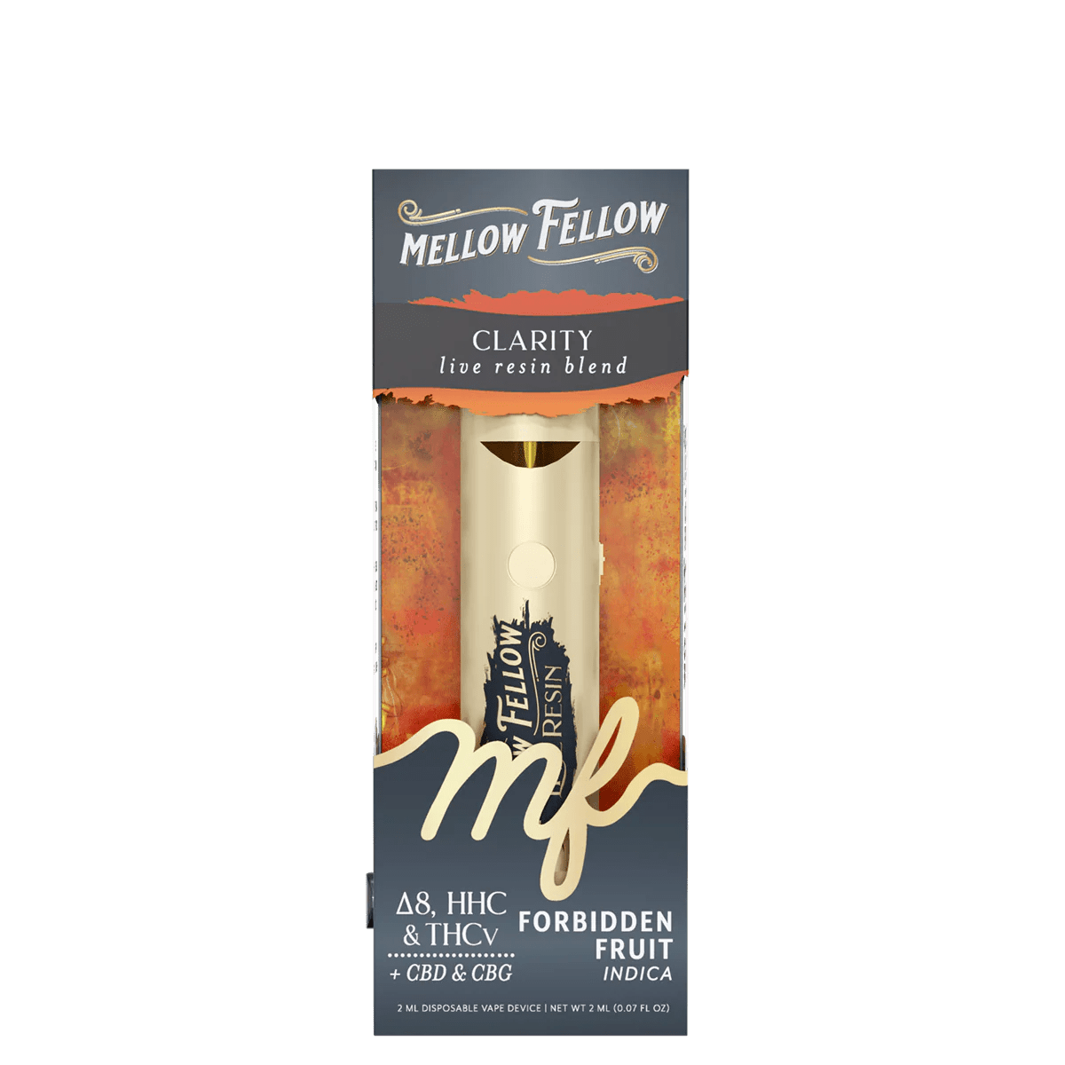 Clarity Blend 2ml Live Resin Disposable Vape - Forbidden Fruit (Indica)