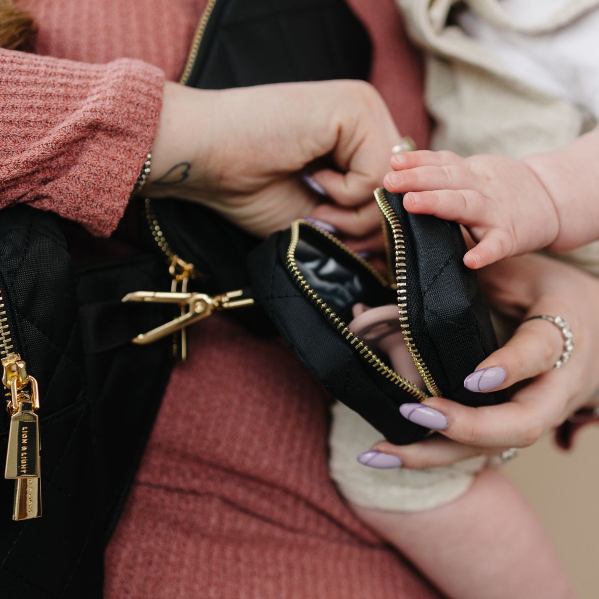 Take Anywhere Clip-On Pouch | Lion & Light
