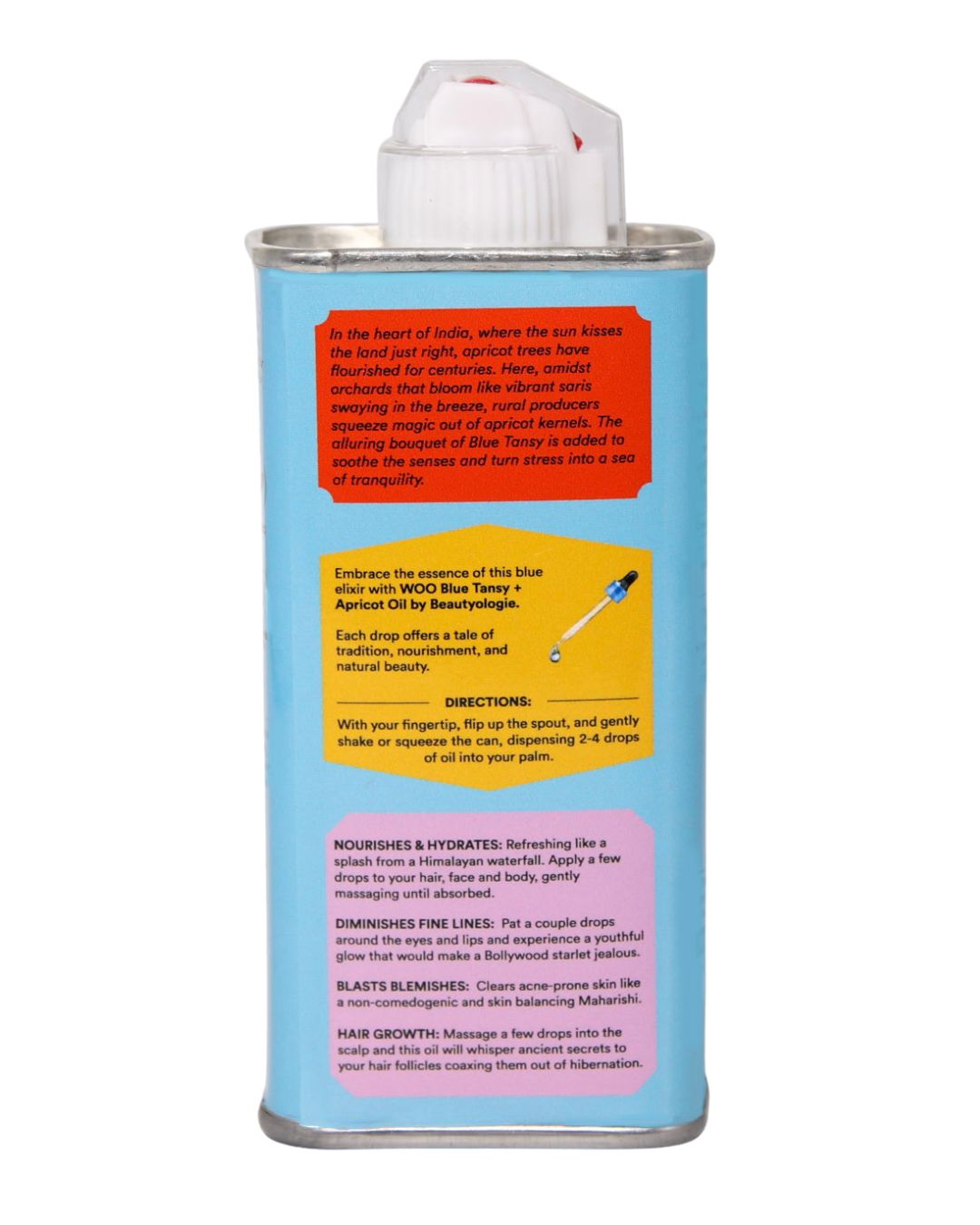 Blue Tansy + Apricot Oil, 100% Organic