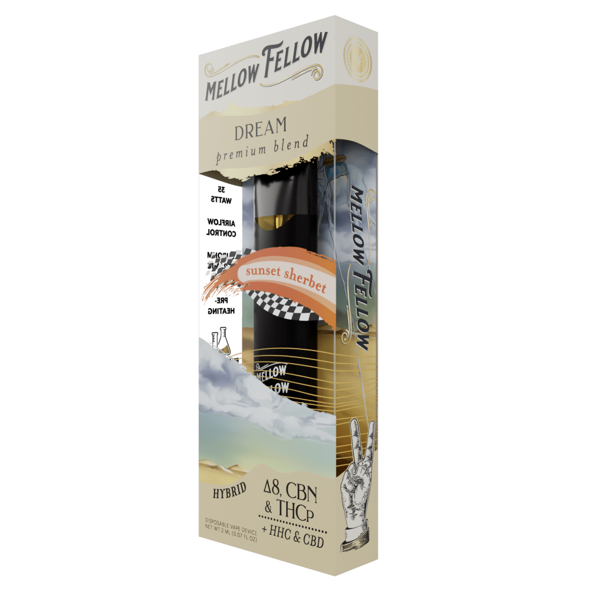 Dream Blend 2ml Disposable Vape - Sunset Sherbet (Hybrid)