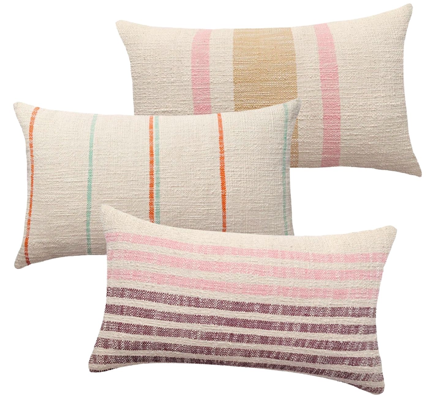 Palma, Minton & Allie Lumbar Pillow Covers