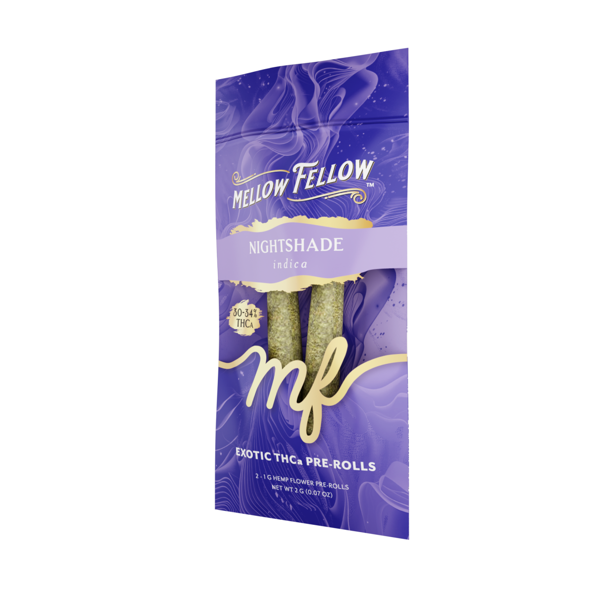 THCa Prerolls - 2 pc 2g Private Reserve Exotic - Nightshade (Indica)