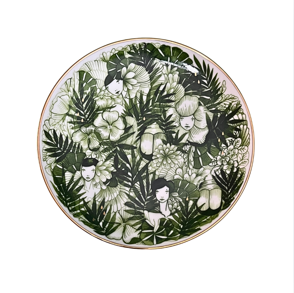 Voragine Salad Dessert Plate