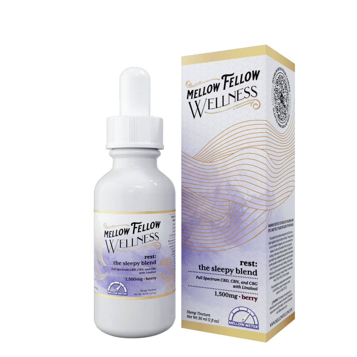 The Rest Blend CBD Tincture - 1500mg - Berry