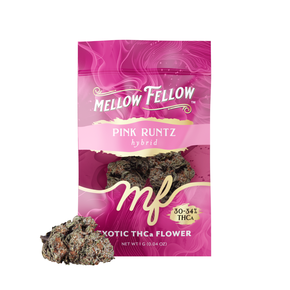 Exotic THCa Flower - 1g Sachets - Pink Runtz (Hybrid)