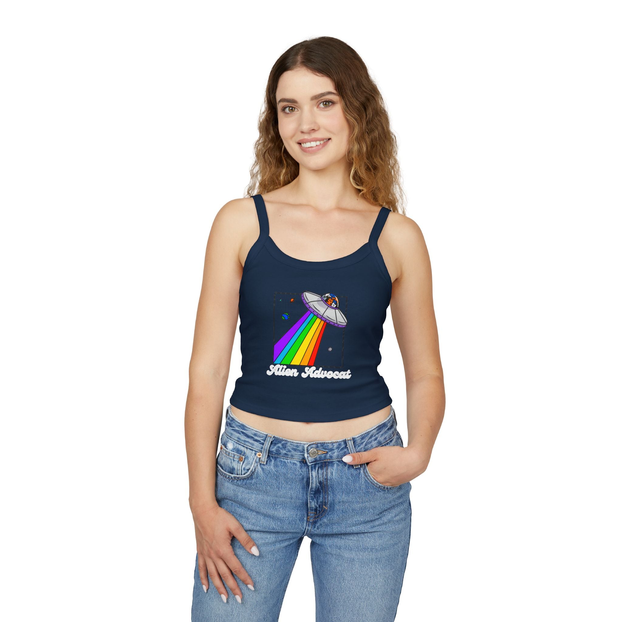 Alien Advocat Spaghetti Strap Tank Top