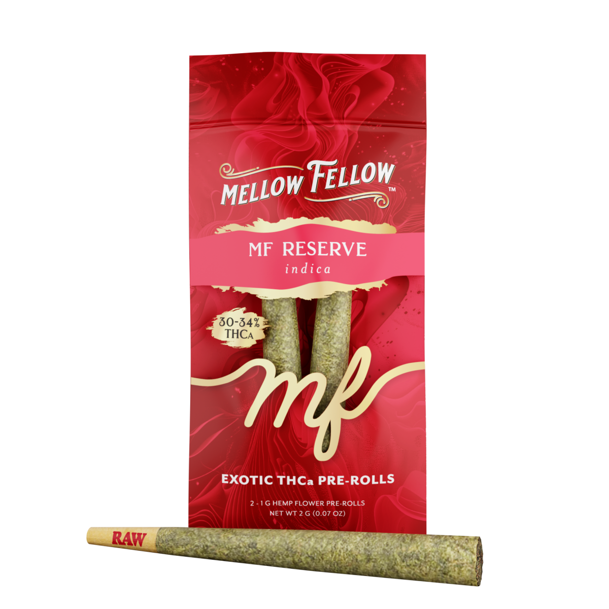 THCa Prerolls - 2 pc 2g Private Reserve Exotic - MF Reserve (Indica)