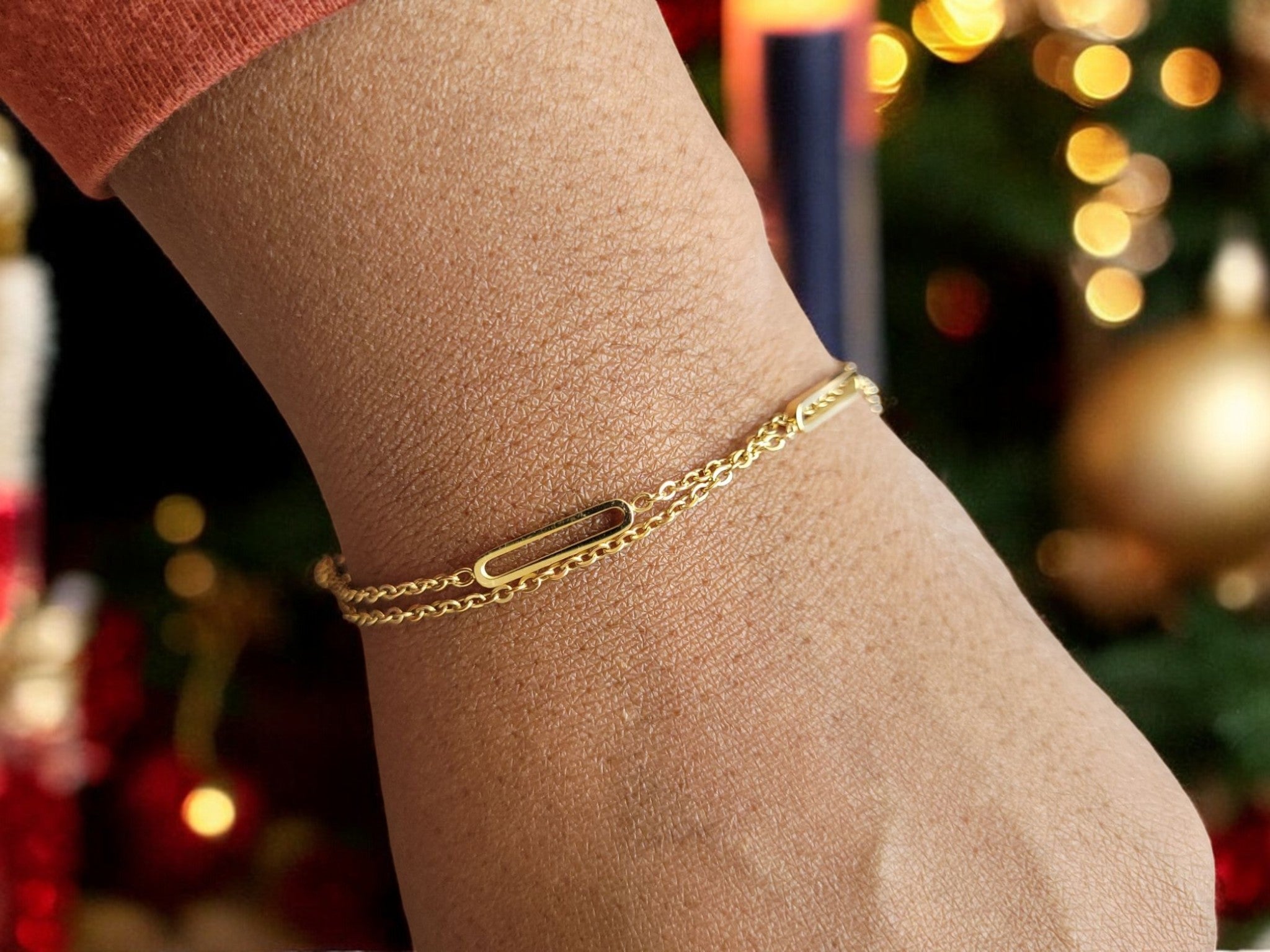 Norma Link Gold Bracelet