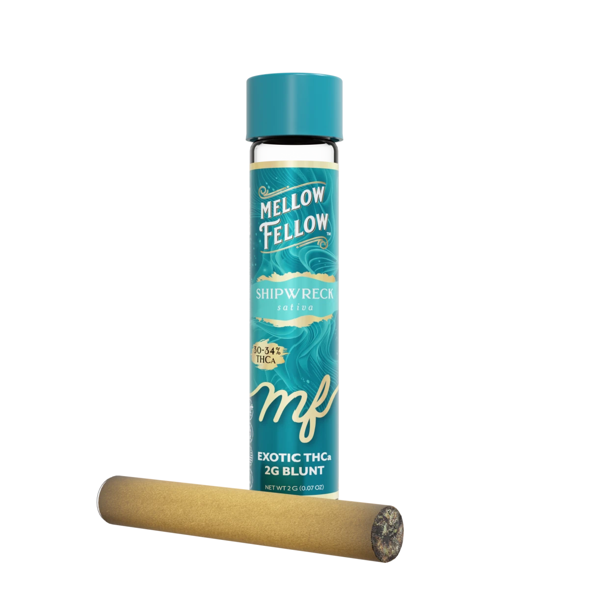 THCa 2g Prerolled Infused Exotic Blunt - Shipwreck (Sativa)