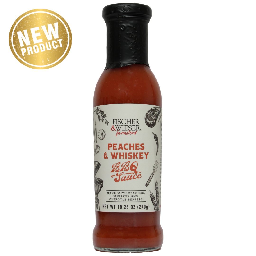 Peaches & Whiskey BBQ Sauce - New Label