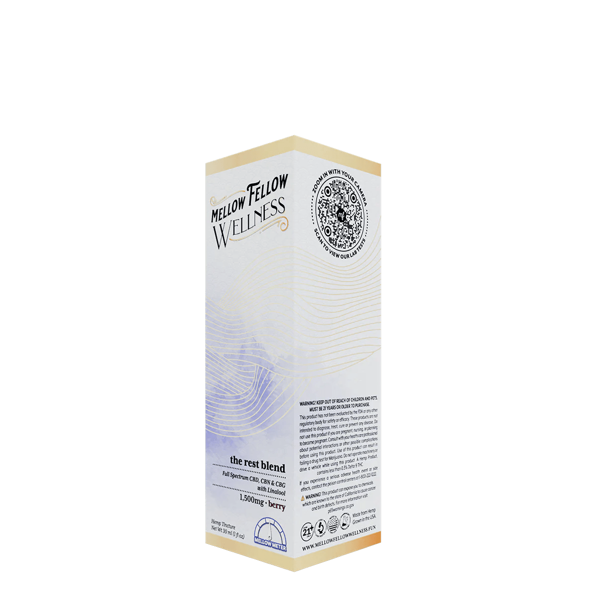 The Rest Blend CBD Tincture - 1500mg - Berry