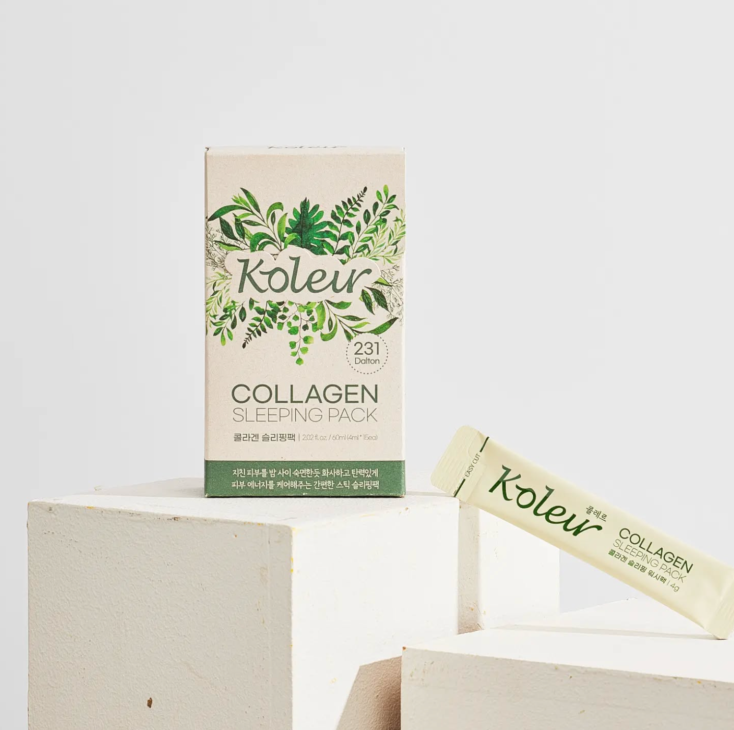 [Koleur] Collagen Sleeping Pack (4ml x 15packs)