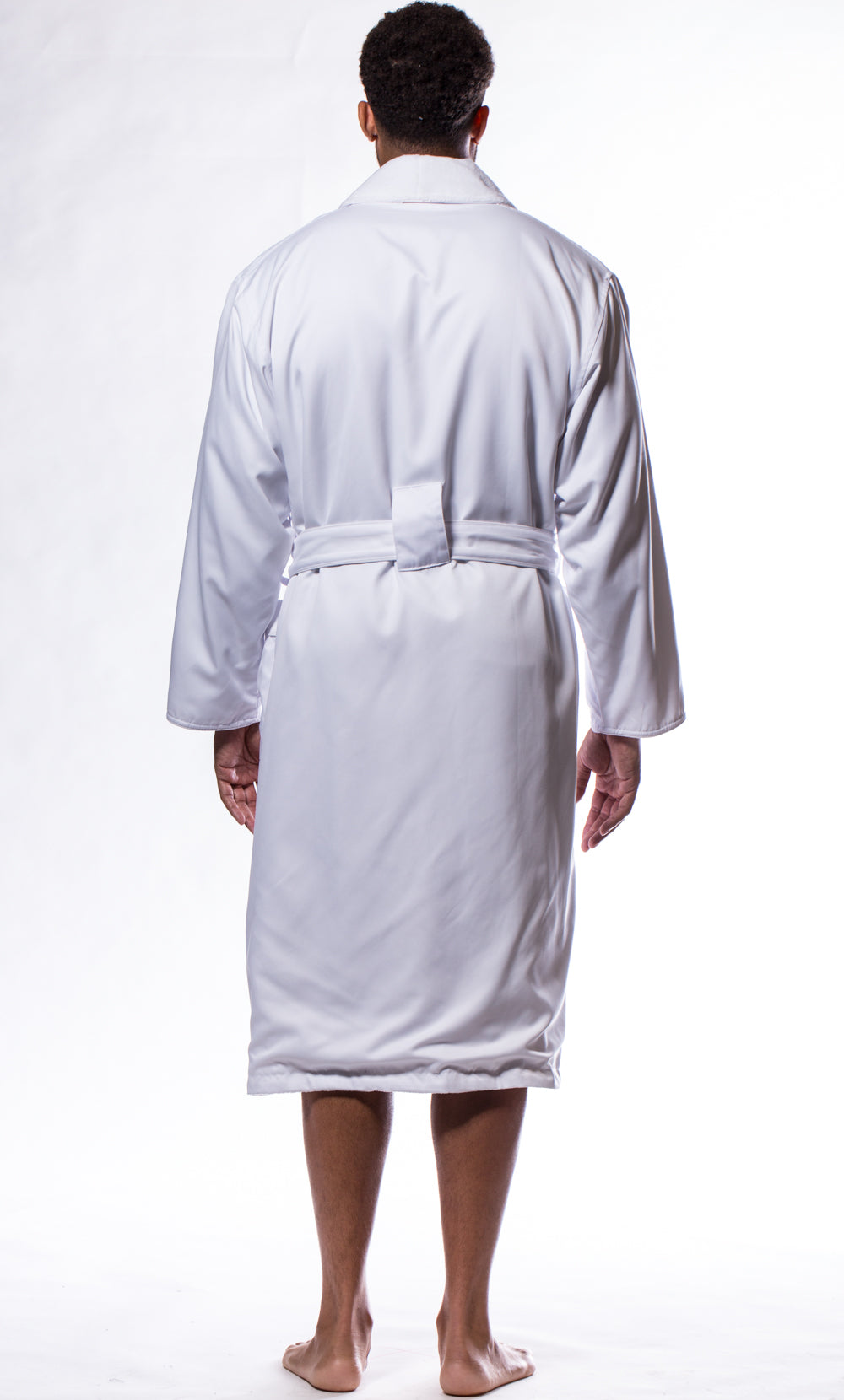 Luxury Microfiber Lined Robe White
