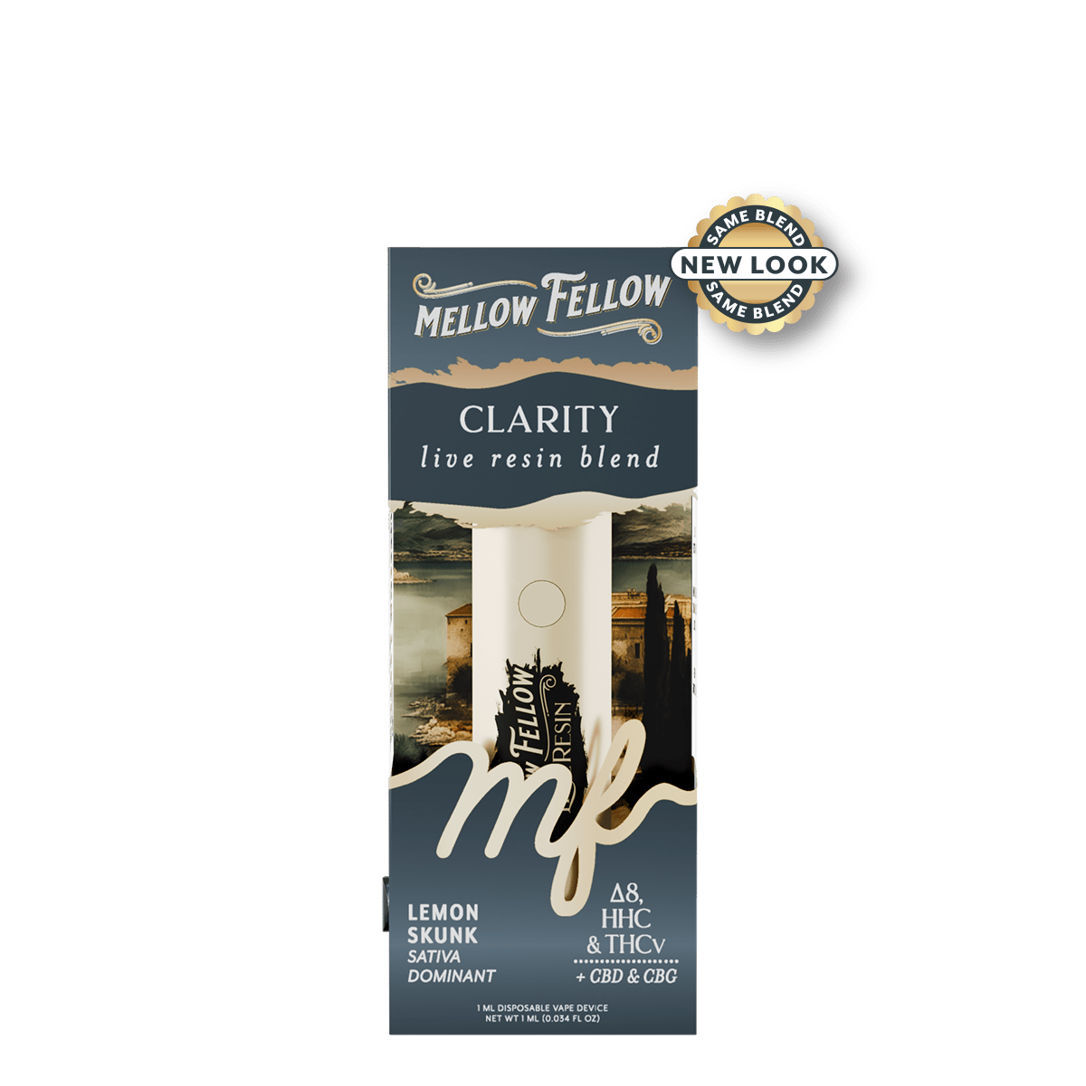 Clarity Blend - Live Resin 1ml Disposable Vape - Lemon Skunk (Sativa Dominant)