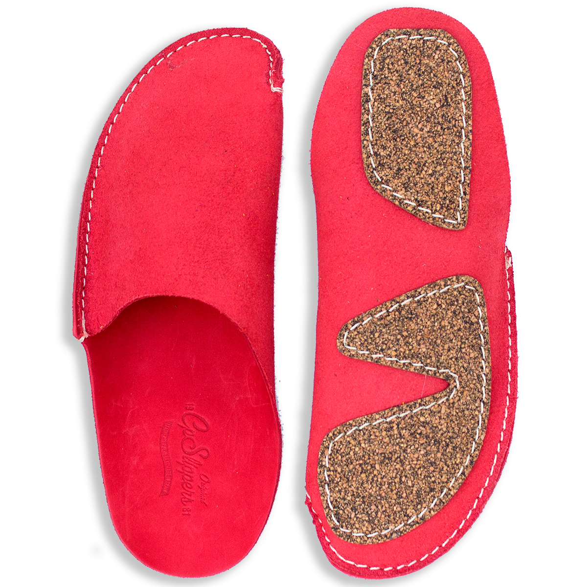 Red CP Slippers Luxe