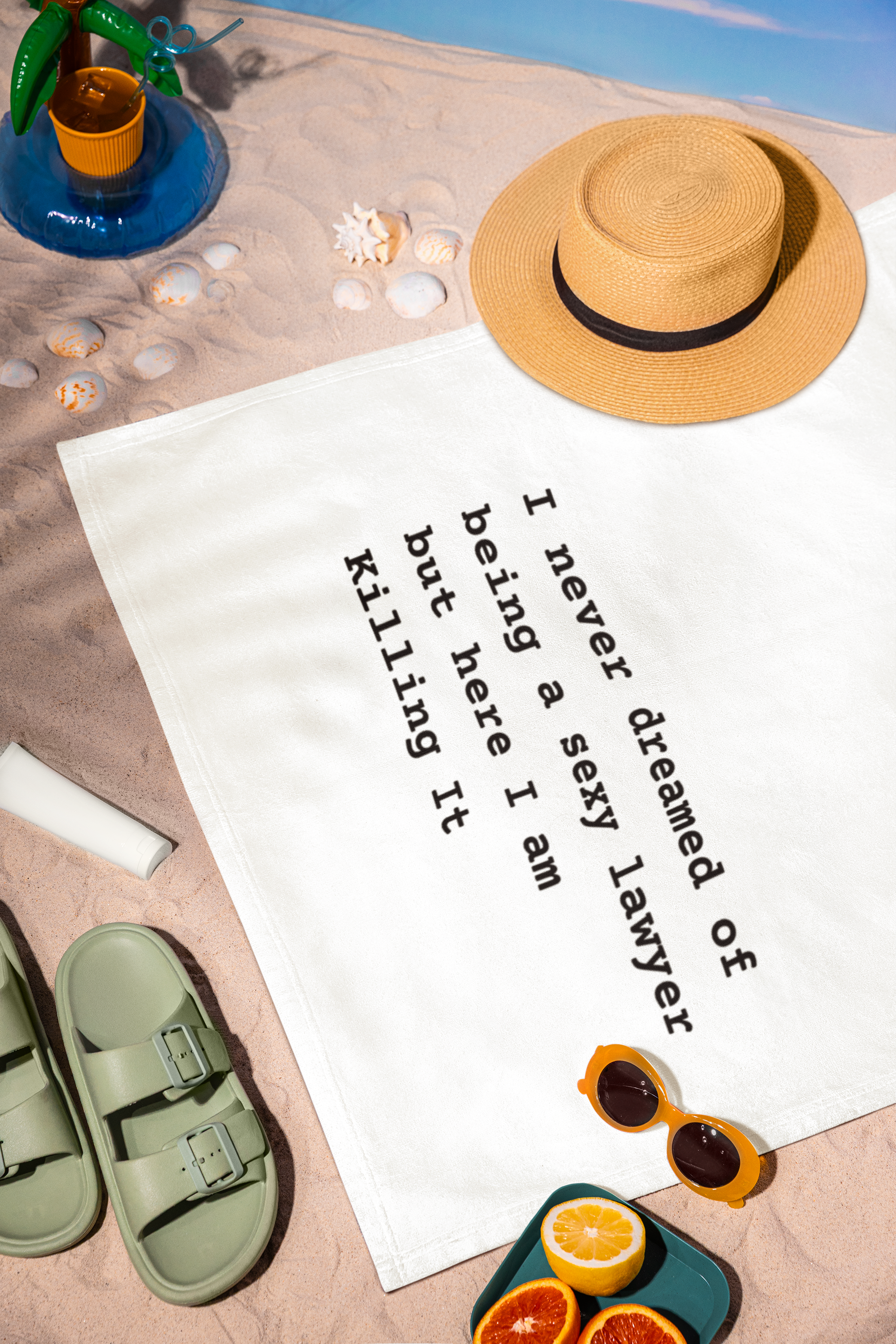 Sexy Lawyer Beach Towel