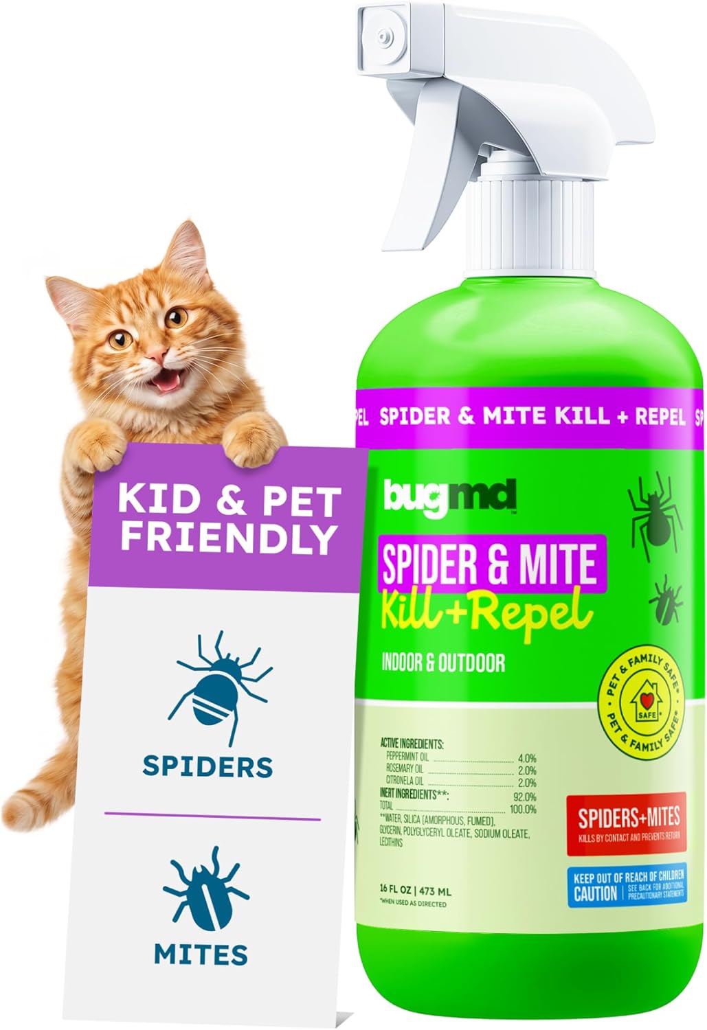 BugMD Pet Safe Spider Repellent Indoor & Outdoor Spray