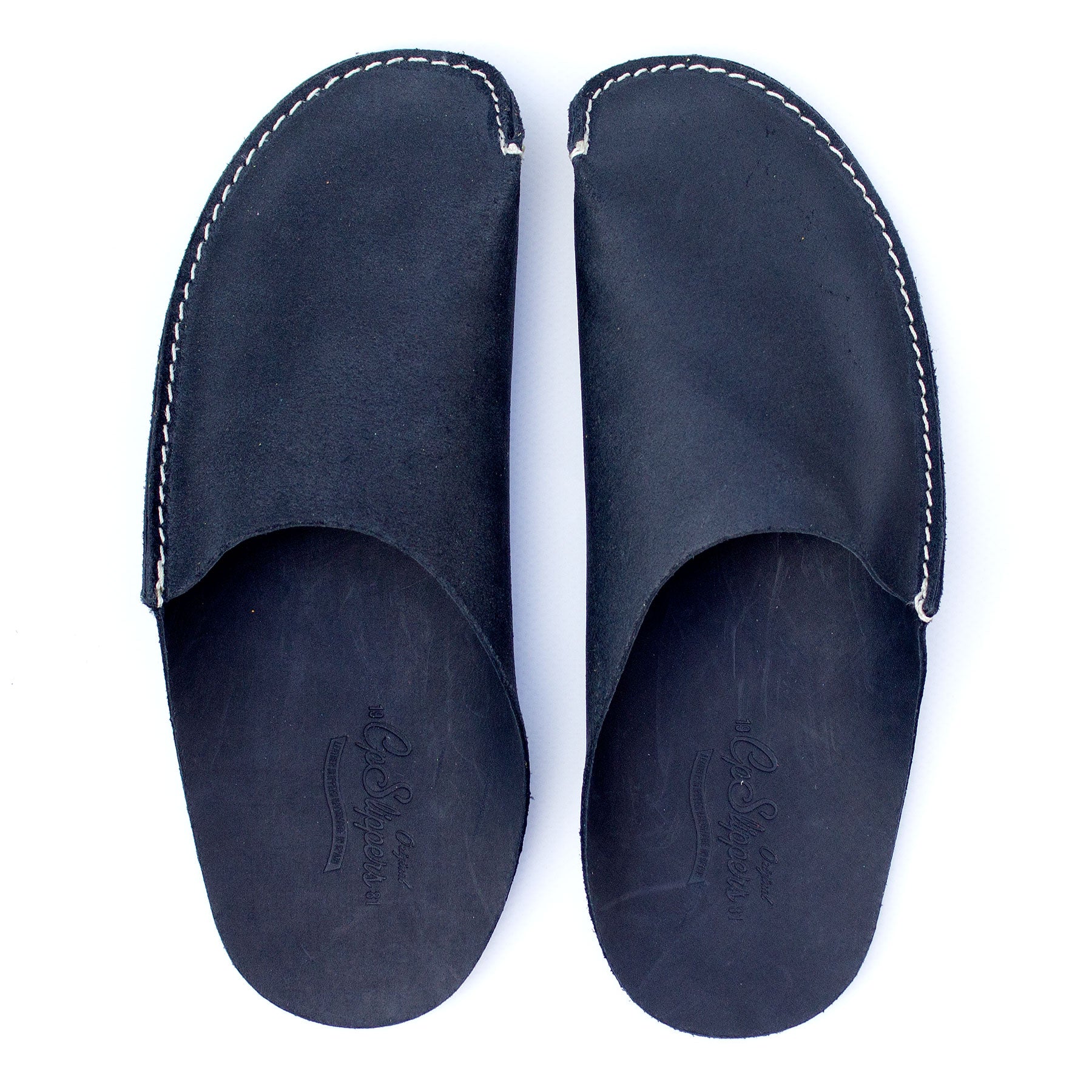 Black CP Slippers Minimalist