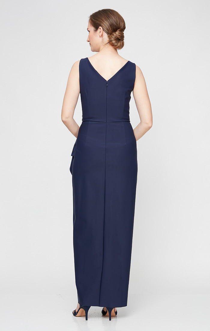 Petite Ava Sleeveless Contour Gown