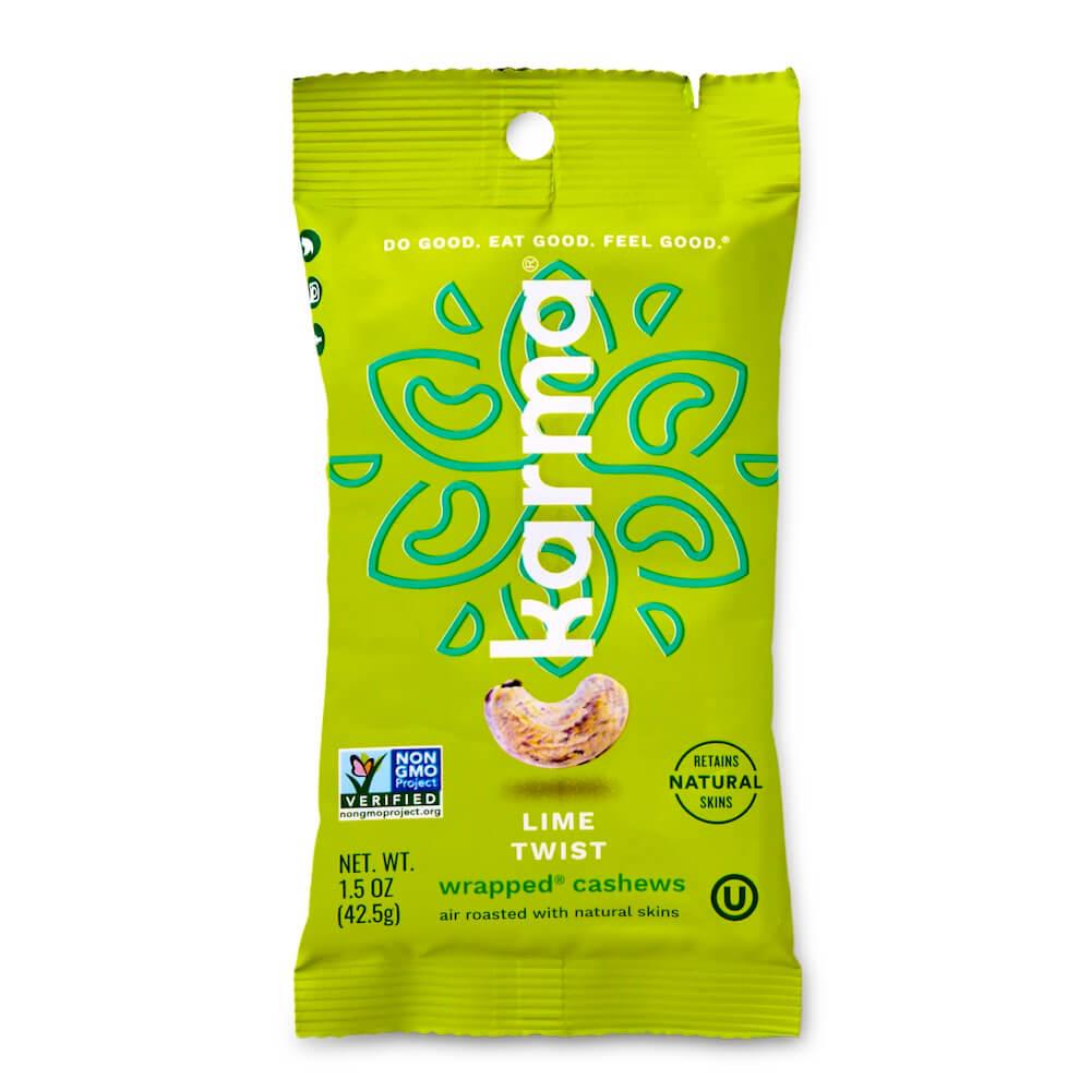 Lime Twist Wrapped® Cashews