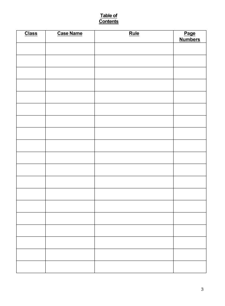 The Organized Lawyer Case Brief Notebook
