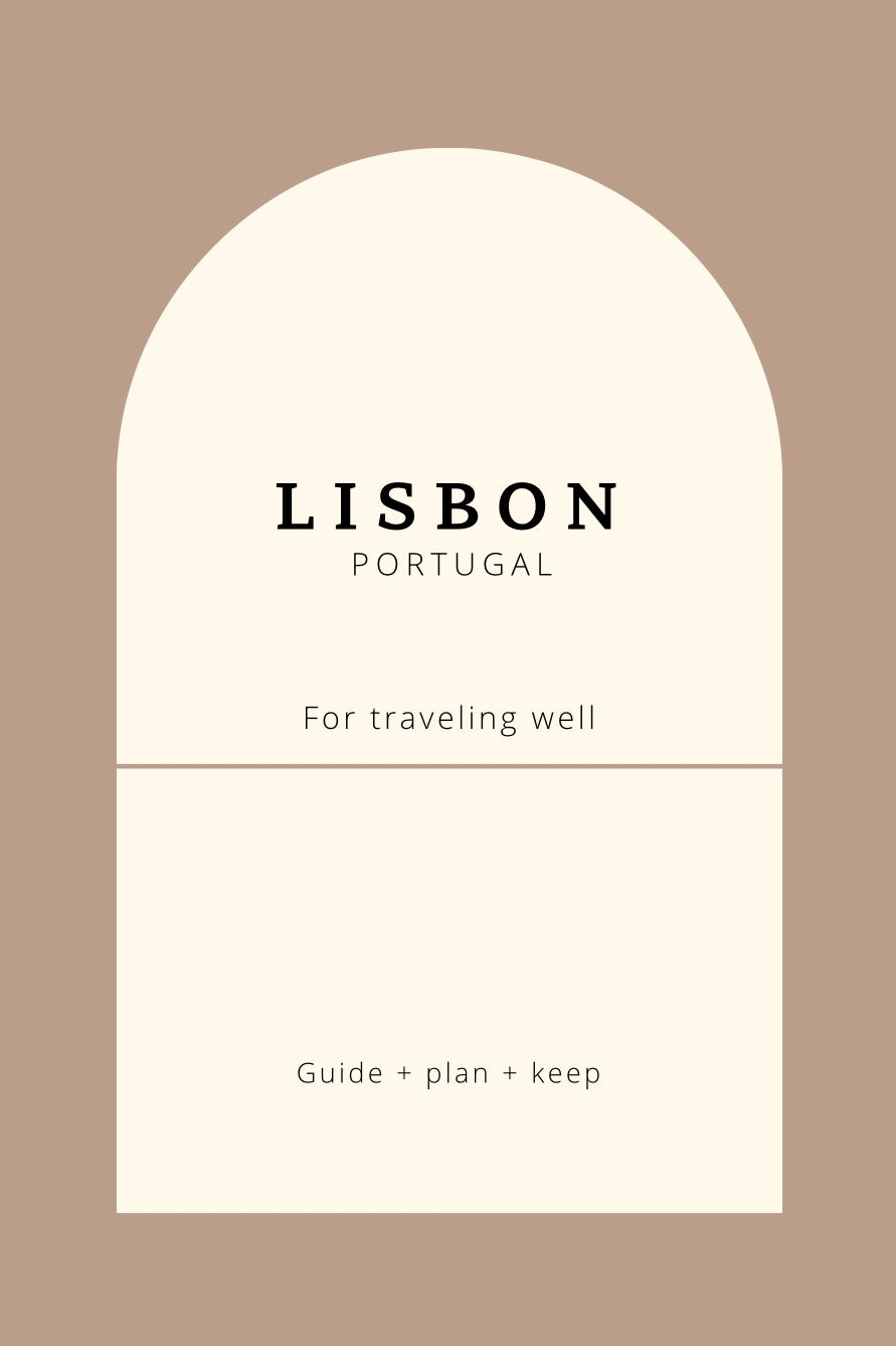 Portugal Travel Planner: A Lisbon Guidebook for a Beautiful, Organized Trip