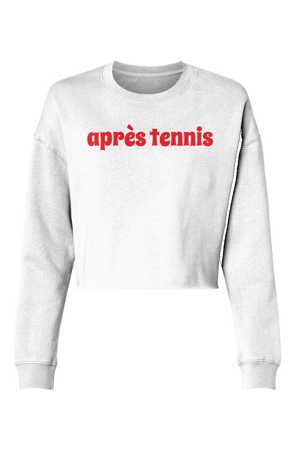 Love All Tennis Après Lightweight Cropped Crew