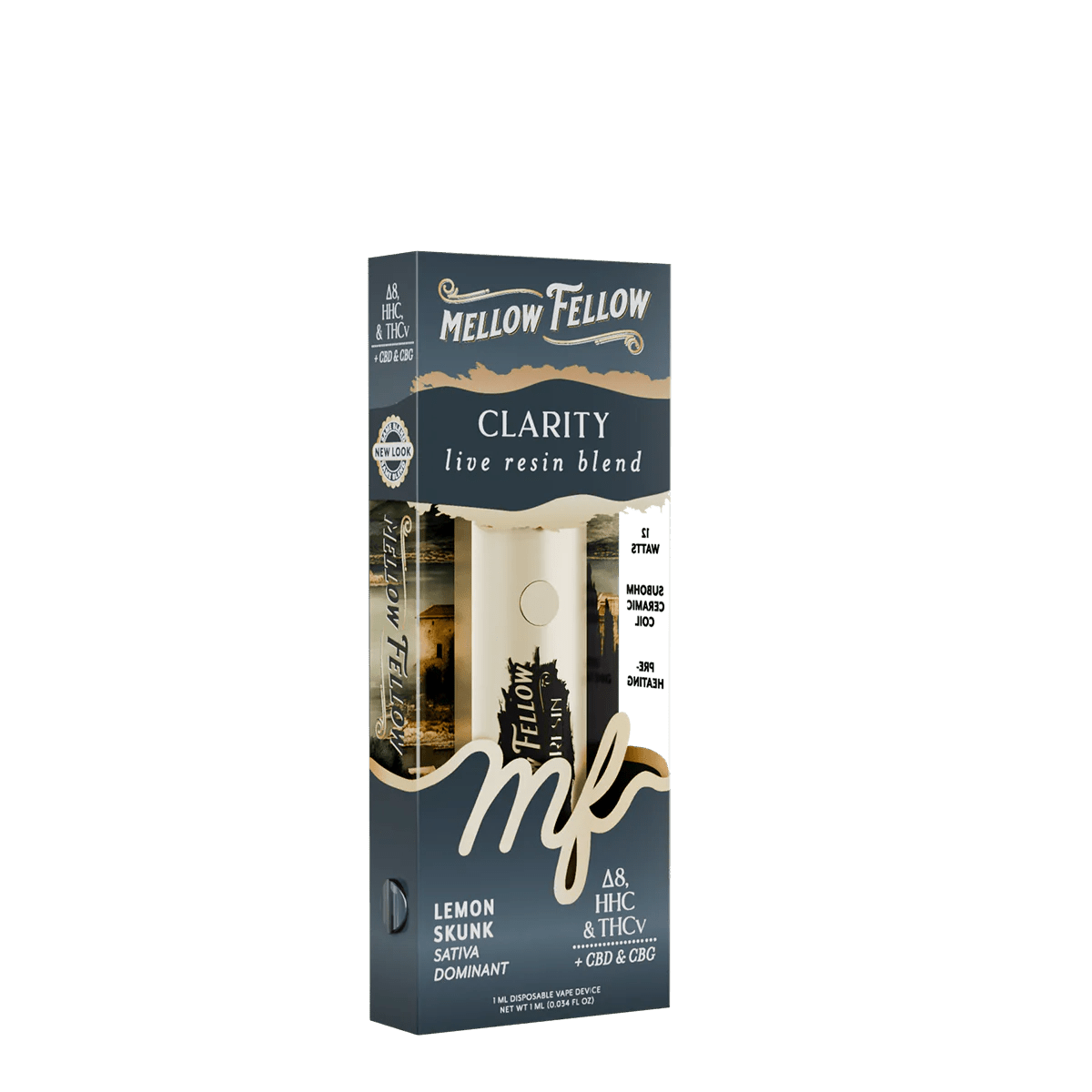 Clarity Blend - Live Resin 1ml Disposable Vape - Lemon Skunk (Sativa Dominant)