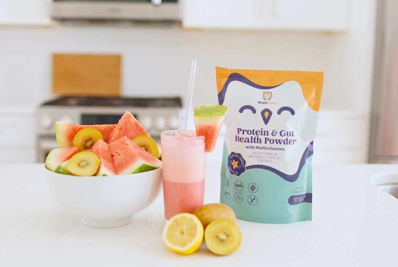 WithLove Protein & Probiotic Powder w/ Multivitamins - Non-Diary (Hydrolyzed Beef Protein)